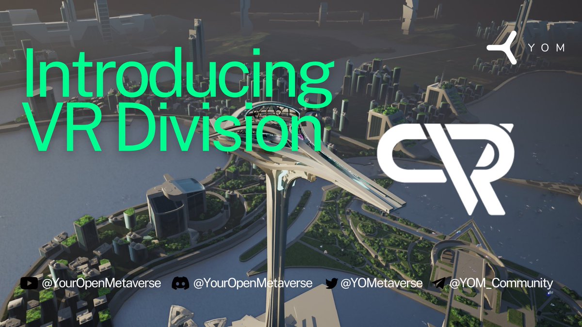 YOM_Official's tweet photo. Today we would like to introduce one of our incredible partners and world builders, @vrdivision 🔥 They are industry leaders in building immersive virtual reality experiences using Unreal Engine 5 and providing cutting-edge training to the community!
#YOM #YourOpenMetaverse #VRDivision #UnrealEngine5 #UE5 #UnrealEngine
A thread 🧵