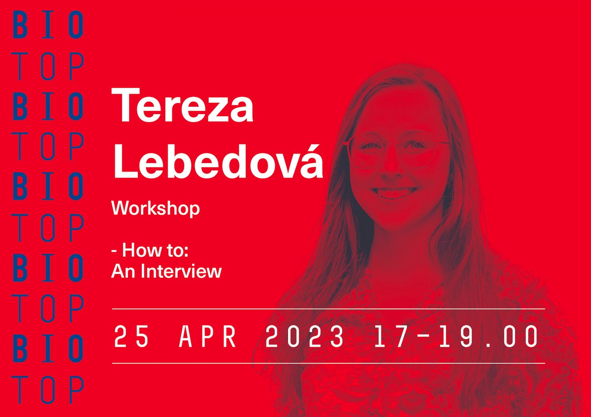 BIOTOP_Seminars's tweet photo. Next #BIOTOPworkshop , 25th of April from 5 to 7pm. Will be in person only so don't miss this great opportunity to prepare for #jobinterview with Tereza Lebedova from @muni_cz . 
@Science_MEDMUNI @MUNI_Science https://t.co/SUeokpHGuX