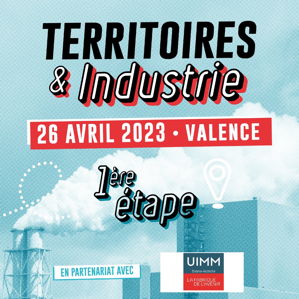 uimm's tweet photo. L'UIMM est partenaire de la tournée Territoires &amp; Industrie. Ce tour de France de la réindustrialisation initié par @usinenouvelle  et @Lagazettefr démarre à Valence le 26 avril.
@UIMM26_07 https://t.co/5aIWv2D9aX