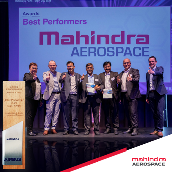 Delighted to be recognized by <a href="/Airbus/">Airbus</a> as a 'Best Performer' at the 2023 #SQIP event. 
Onward and upward, always!