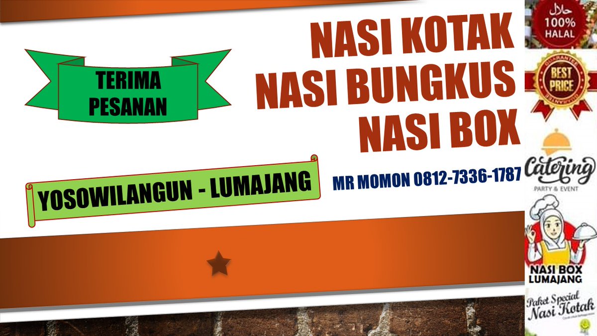 SingaManis's tweet photo. Hp 0812-7336-1787 Catering Nasi Bungkus Berkualitas - Nasi Box Hajatan di Yosowilangun Lumajang  https://t.co/9egme7UzSA 

#kateringlumajang, #cateringlumajang, #yosowilangun, #lumajang, #semeru, #ricebox, #segokotak, #nasibox, #mealbox, #kulinerlumajang, #cateringnasibungkus, https://t.co/NZ9HK3KsC5