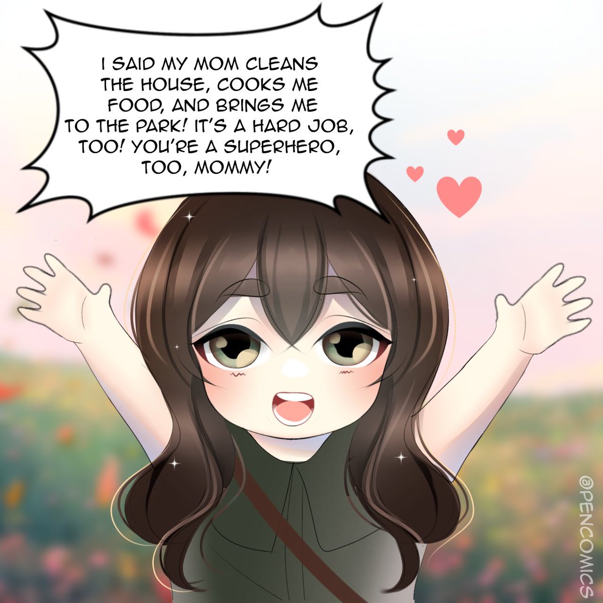 pencomics1's tweet photo. "I said my mom cleans the house, cooks me food, and brings me to the park! It's a hard job, too! You're a superhero, too, mommy!" She smiled and her hands were up in the air. 

Mula sa librong pinamagatang Giving You Wildfire | Jonaxx Story

#Anri #GYWkAbanata27 #jonaxxstory https://t.co/qp4gmCdSwT