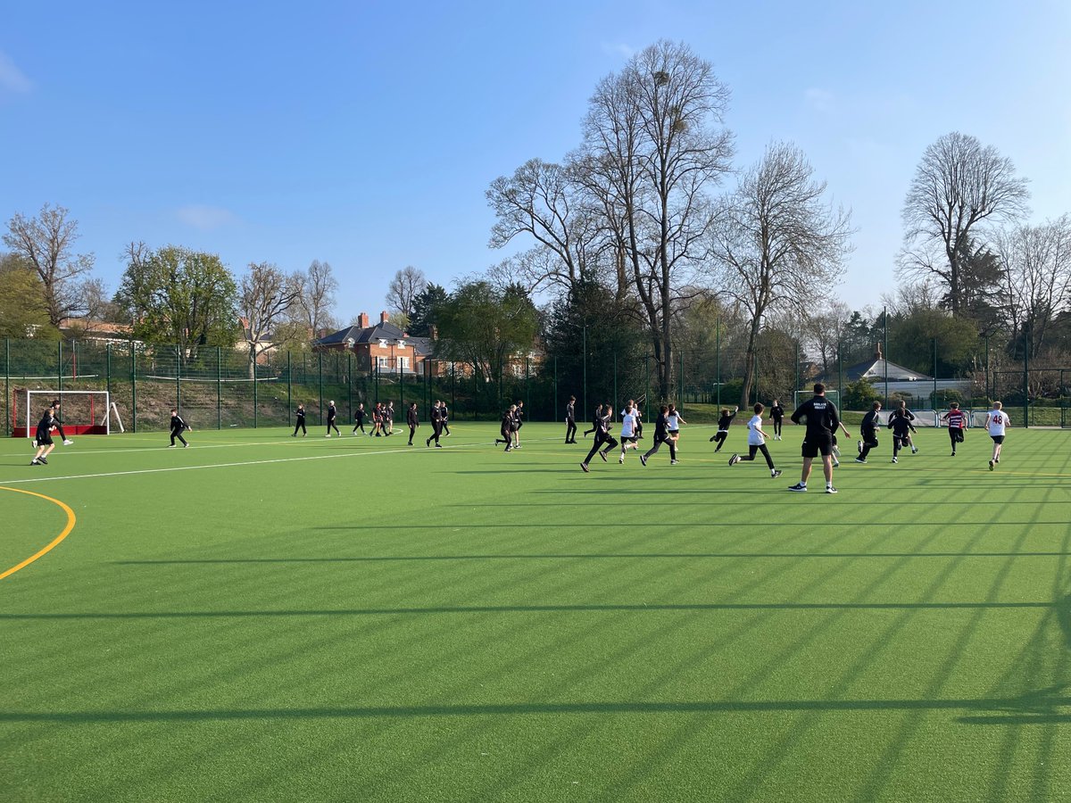BorlaseHockey's tweet photo. The summer term has well and truly started!
Three indoor teams played their final matches in the @sport101 indoor league on Monday!
And the U12s, U13s and U14s were in early again on Wednesday morning for S&C and the penultimate indoor session!
#greatweather #greatnumbers https://t.co/nKZ947jozx