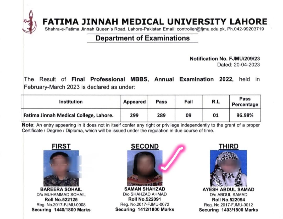 Ambivert_Medico's tweet photo. فَبِأَيِّ آلَاءِ رَبِّكُمَا تُكَذِّبَانِ

Allhamdulillah 
Allhamdulillah 
All praise to Allah Almighty !! 

It is a dream come true and efforts paid off Allhamdullilah ❤️🥺

Officially cleared Final Year MBBS with 2nd position ❤️ 

Its 𝐃𝐫. 𝐒𝐚𝐦𝐚𝐧 𝐒𝐡𝐚𝐡𝐳𝐚𝐝🩺🥳 https://t.co/J70VUSbEUv