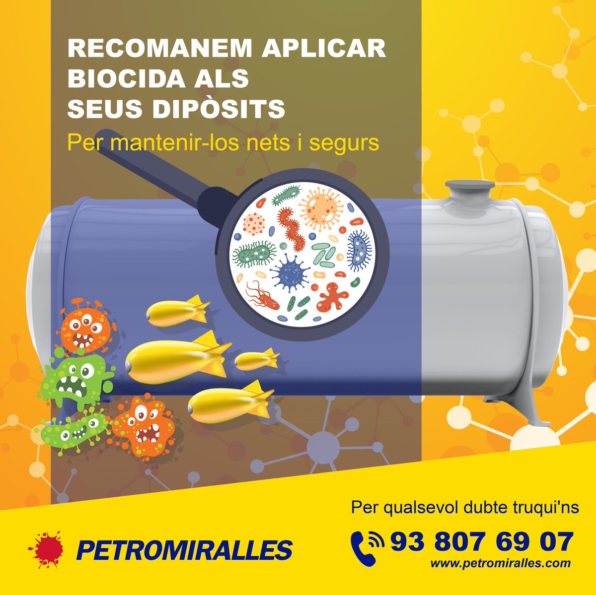 Coneixes els problemes que poden ocasionar els fongs al carburant?  🌱
En el següent enllaç t'ho expliquem! linkedin.com/feed/update/ur…

#biocida #carburants #biocombustibles #petromiralles