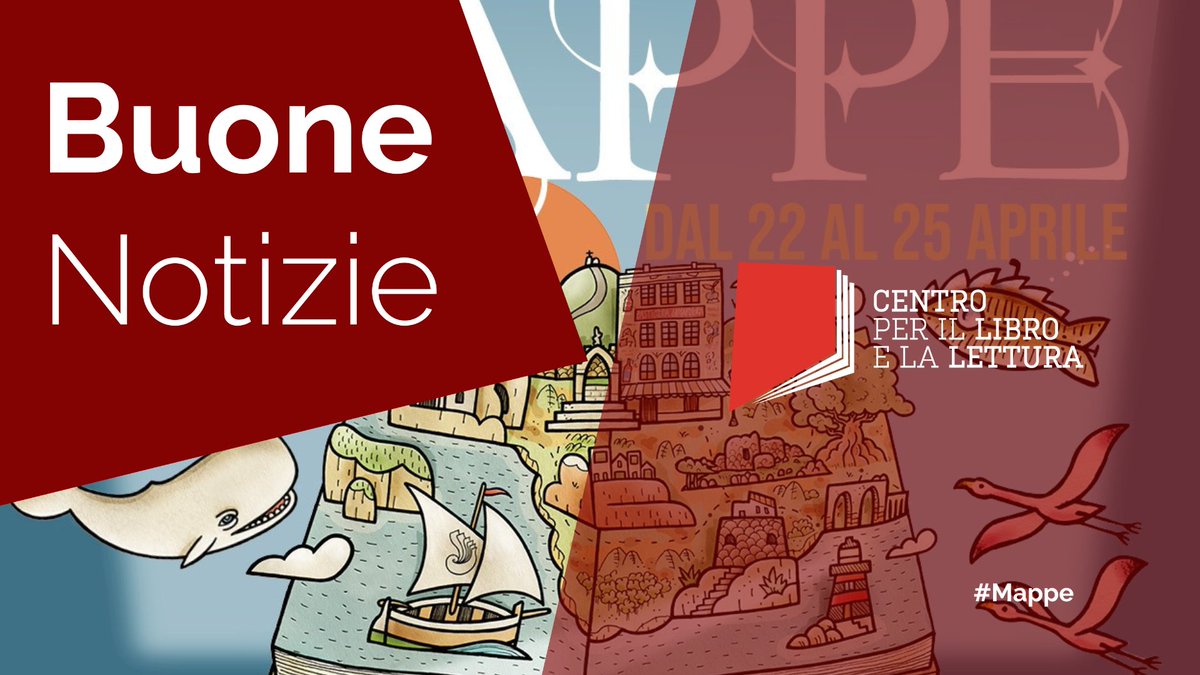 Centro_libro's tweet image. #BuoneNotizie

L’VIII edizione della @FLibroIglesias, con il sostegno del #CentroLibro, torna dal 22 al 25 aprile 2023, con una fase preliminare dal 17 al 21 aprile tutta dedicata agli alunni degli istituti scolastici partner. Il tema dell’edizione 2023 sarà #Mappe.