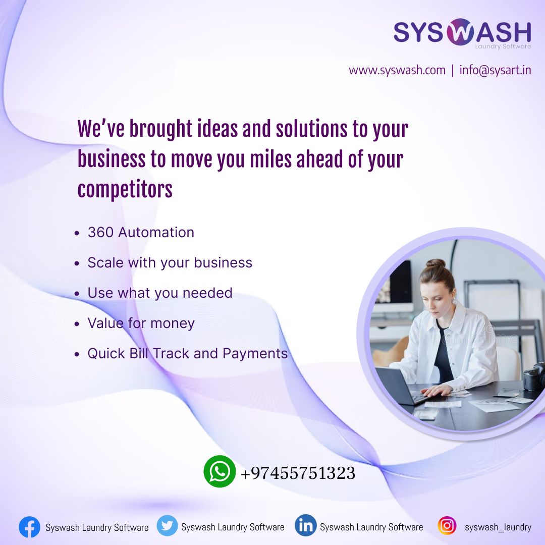 Ensure your laundry business growth after using syswash. join us now!
 . 
 .
 For More Enquiries, Visit Now📷 pupadigitalagency.com
WhatsApp📷 wa.me/message/527VGR……
: 
#pupadigital #socialmediamarketing #socialmedia #marketing #digitalmarketing #digitalmarketingagency #seo