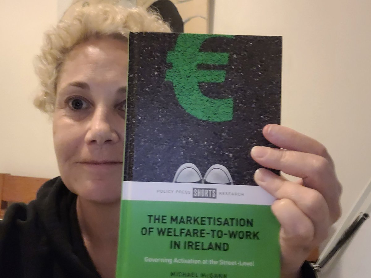 I'm absolutely delighted to receive my copy of @MichaelMcGann17's new book on welfare-to-work in #Ireland. This copy is for my home office. But I'll be asking @UNSWLibrary to purchase a copy as I know many people will want to read it. Big congrats again! #employment #publicpolicy