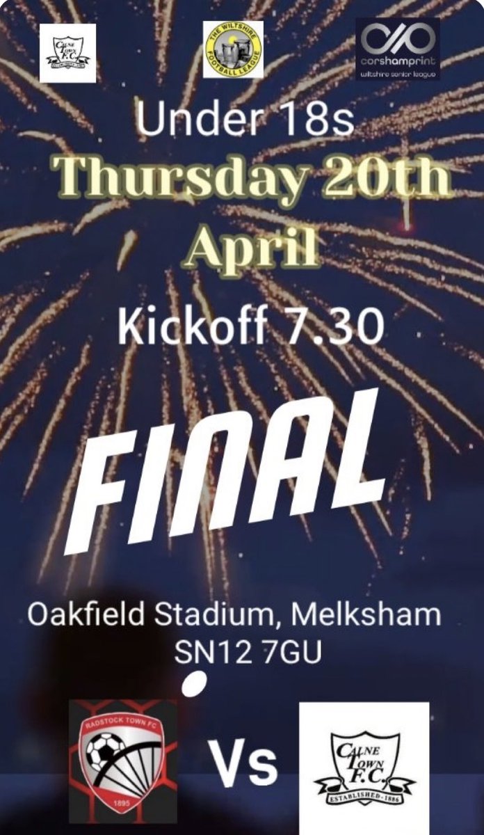 calne_town's tweet photo. Get over and support our U18s in the Floodlight Cup final - plenty of talent on show 💪

#UpTheLilyWhites https://t.co/Es0qZQjdEU