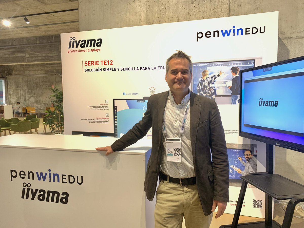 PenwinEdu's tweet photo. Recta final de este congreso en el que hemos hablado de optimización de redes para centros educativos e incorporación de pizarras táctiles en las aulas @EdutechCluster @edutech https://t.co/2dCn1RjrO7