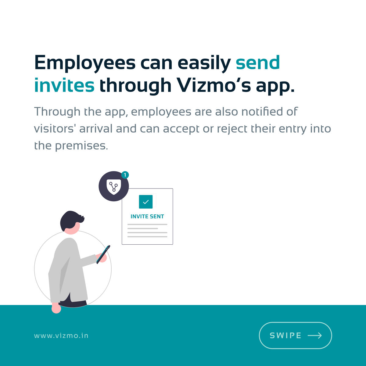 Vizmo_VMS's tweet image. Vizmo puts your employees first! With our easy-to-use app, learn how Vizmo helps your employees quickly access the information and tools they need, with just a few clicks. Book a demo with us today to learn more: zurl.co/iLfo