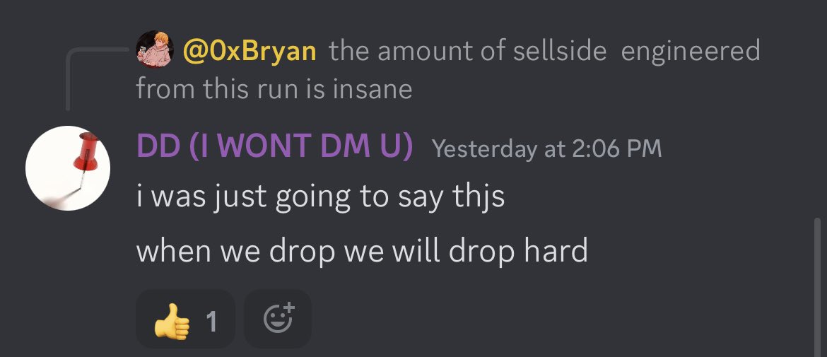 DodgysDD's tweet photo. Target finally hit🎯

Posted this target to twitter publicly yesterday and showed how we only came 75% of the way

The draw on liquidity has been clear to me this week, perfect delivery in hindsight but did not have yesterdays up day in my prediction. Why You Take partials.

4144 https://t.co/nYSGQCJSUq