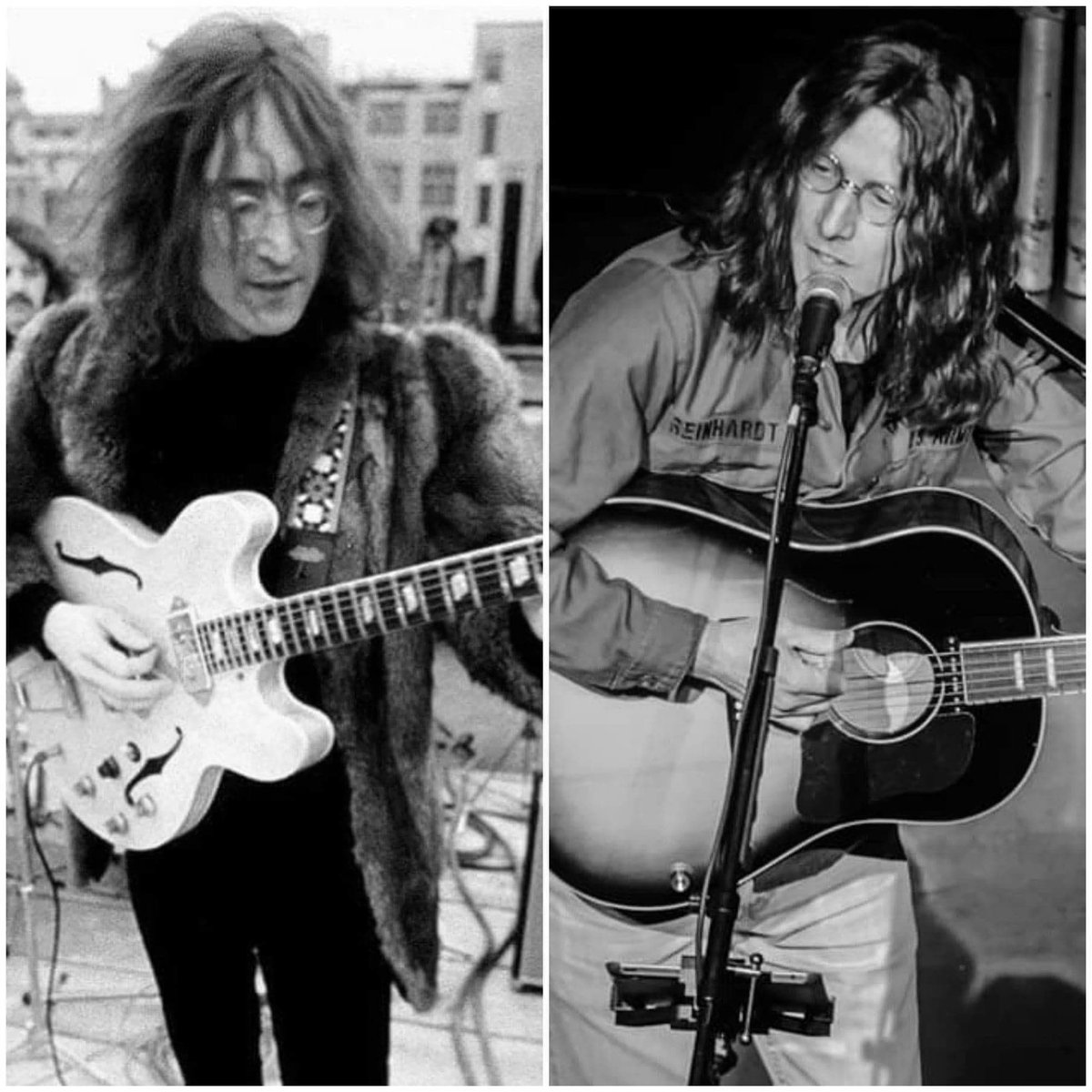 Lissywitch's tweet photo. @johnlennonuk1 @MusicianVenue @PromotionsWake @beatlesstory @BeatlesNews @gr8musicvenues @Beatleweek @cavernliverpool It's the hair/#LennonGlasses / the hooter π
Uncanny @johnlennonuk1
#JohnLennonlookalike #soundalike
#NationalLookAlikeDay https://t.co/WRJUaQCT1X