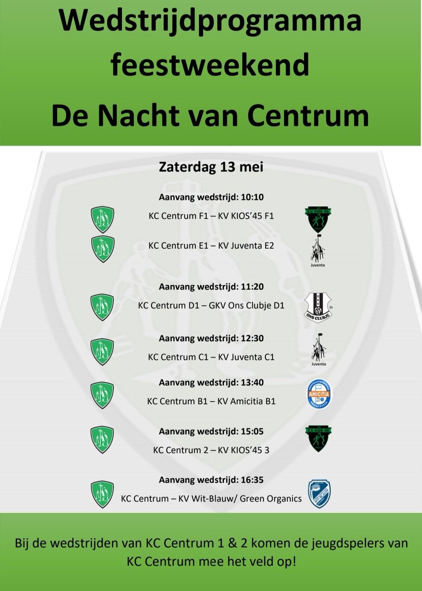 Kc_Centrum's tweet photo. Ons programma voor ons jubileum weekend #NachtVanCentrum @TorenHardenberg @DrentheSport @ds_Zwolle @CoevordenHAH @tubantia @gemhardenberg @dvhn_nl @rtvoost https://t.co/X3QAoNu0tP