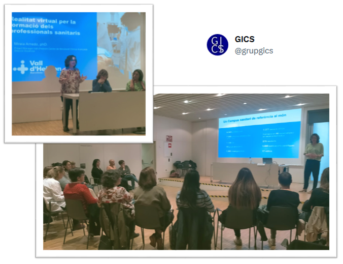 grupgics's tweet photo. Ara mateix, ja immerses al Taller de Realitat virtual organitzat pel @grupgics . Gràcies Biblioteca Camp de l’Arpa-Caterina Albert
@BibliotequesBCN per acollir-nos https://t.co/2UVX6dKH1a