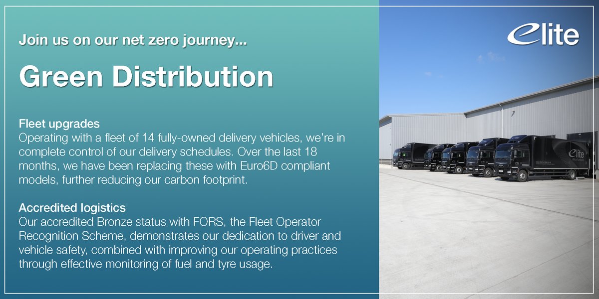 Elite_Furniture's tweet photo. Join us on our net zero journey...🌍🌱
In 2019, as part of our strategy towards operating as a net zero manufacturer, we began steps to improve the efficiency of our logistical fleet, resulting in the reduction of our distribution carbon footprint.
#netzeropledge #netzerofuture https://t.co/uqQYdIZsl0