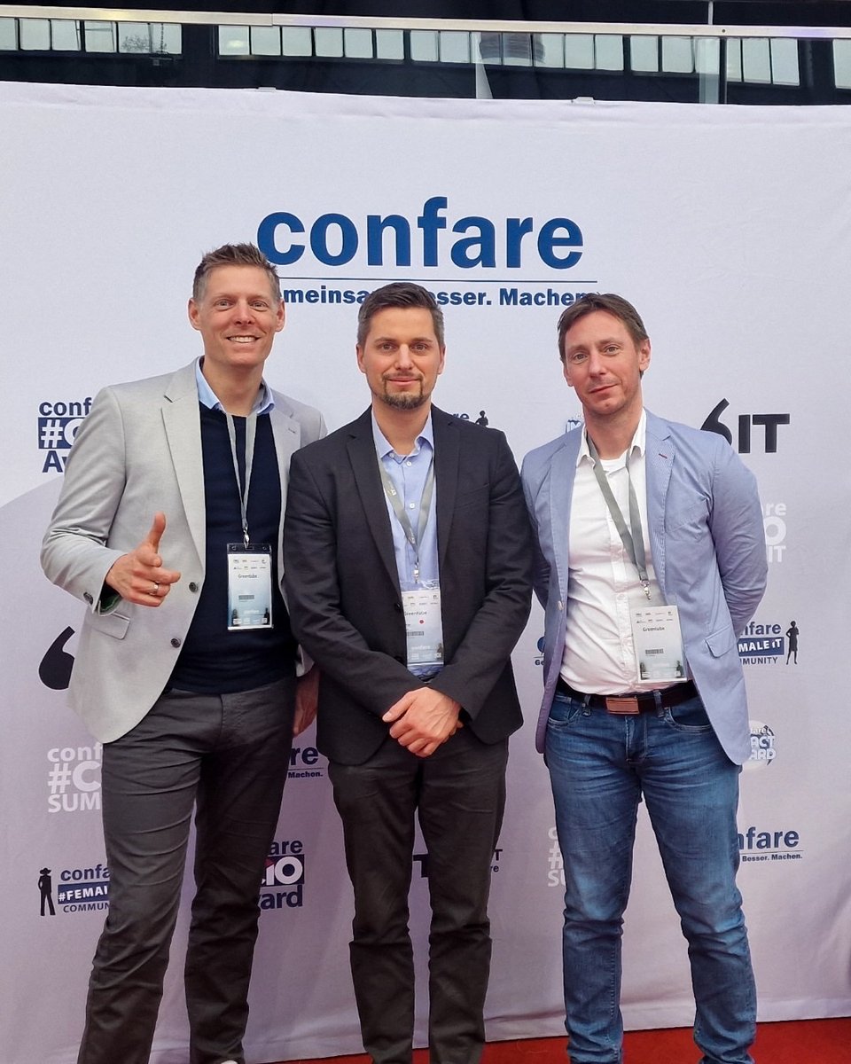 Our experts from the field of IT recently attended the Confare #CIOSUMMIT to discuss the future of the industry and upcoming trends. 

Do you want to not only be part of that future but play an active role in shaping it? Check out our open positions here: bit.ly/3MuVLLO