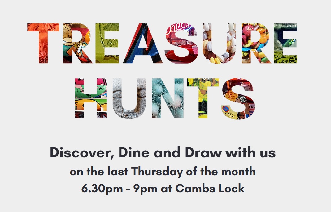 CambridgeCityCP's tweet photo. #CANEvents #27Apr
Discover, Dine and Drawing - Treasure Hunts
#HUNTINGDONARTGALLERY
Join us for an evening of discovering inspiring objects at Cambs Lock, delicious catering from the on-site.
https://t.co/8HgS82eYAd https://t.co/sb0eiTt0tT