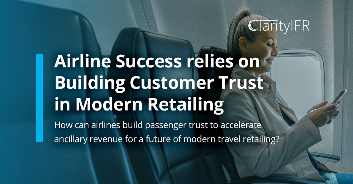 data_clarity's tweet photo. Trust is at the heart of effective customer relationships. So, how can #airlines build passenger trust to accelerate ancillary revenue for a future of modern #travelretailing?
Want to know more? Read our latest guide: https://t.co/KceHDNs8mL
#retailsolutions #datadriven https://t.co/125JS4u4Rw