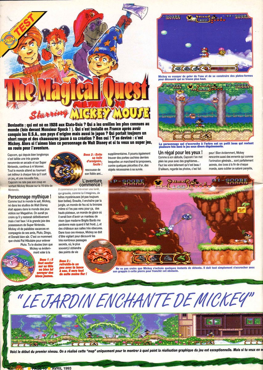AllmightoFranky's tweet photo. Du test sur #SuperNintendo avec l'excellent #TheMagicalQuest starring #MickeyMouse et #Spindizzy!! https://t.co/F1VDU3JhIh