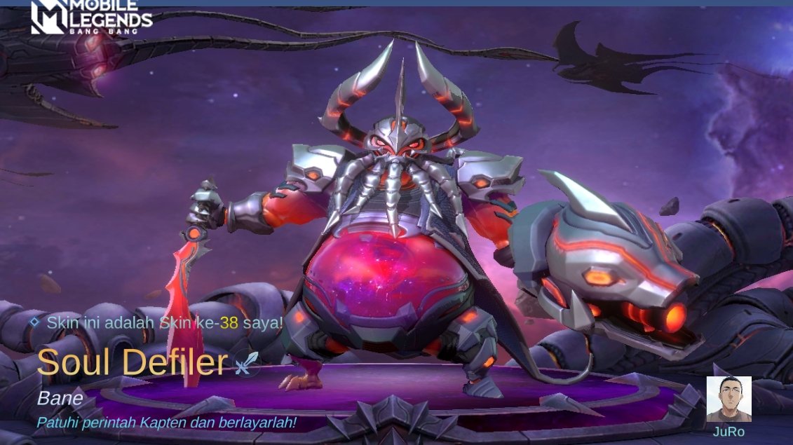 AjungRobin's tweet photo. Saya baru saja mendapatkan Skin baru Soul Defiler di Mobile Legends: Bang Bang! Ayo kita berhadapan melawan Player MOBA terbaik dunia bersama-sama! 
https://t.co/BMSLtn7Vkv https://t.co/mlmxQt6Zab