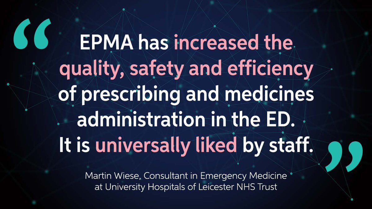 Here’s a reminder of the impact Nervecentre’s #EPMA had at one of Europe’s largest emergency departments, summed up by <a href="/lriedoc/">Martin Wiese</a> at <a href="/Leic_hospital/">Leicester's Hospitals</a> #throwbackthursday