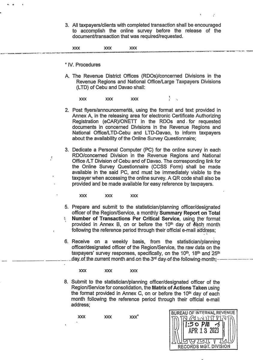 AMC_CPAs's tweet image. Latest BIR Update: RMO No. 14-2023 changes RMO No. 5-2022 for Online Citizen/Client Satisfaction Survey on BIR Critical Services. It&apos;s part of the Online Survey Feedback System (Phase 2) Project. #BIR #Update #FeedbackSystem