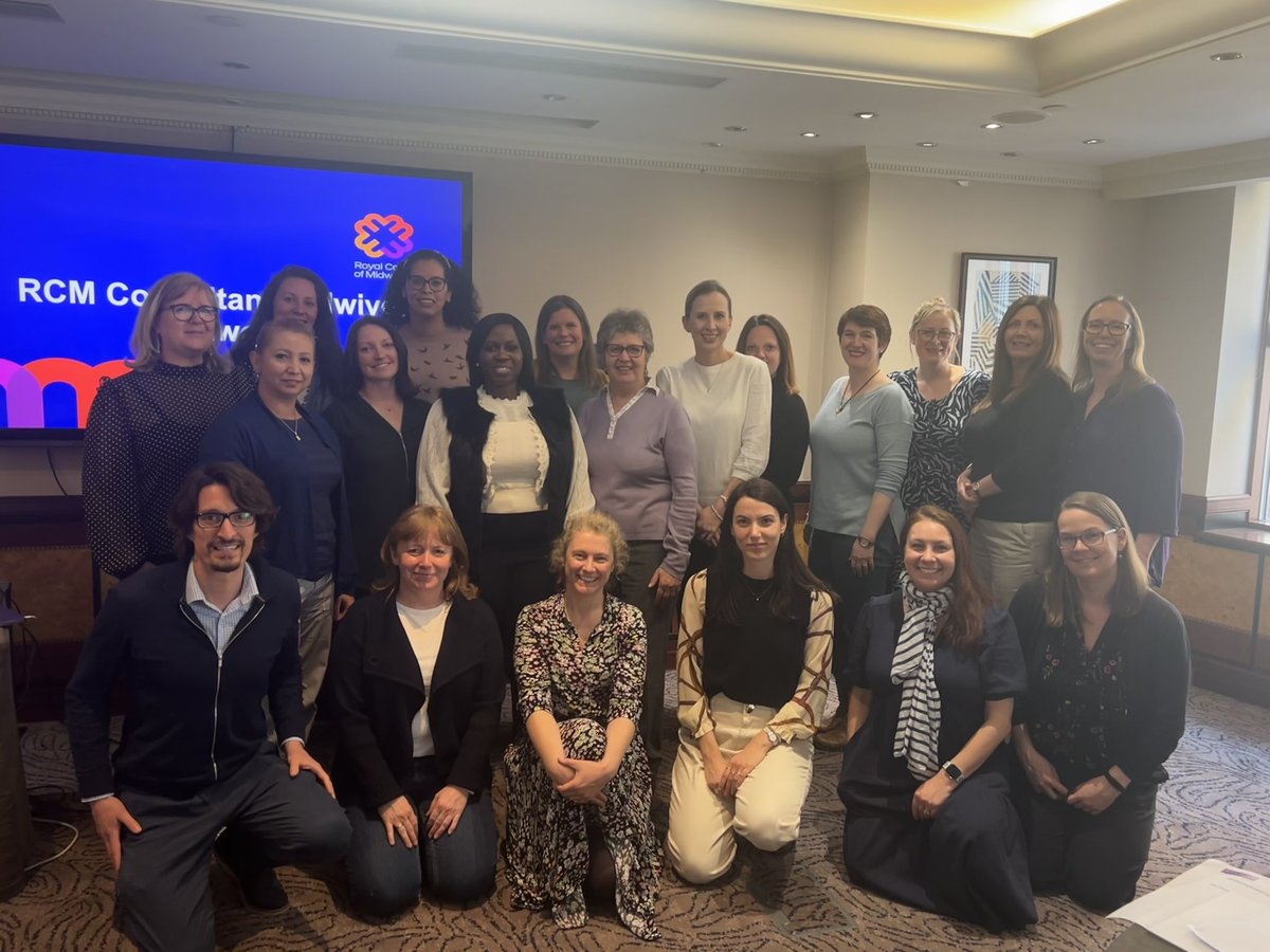 RCM Consultant Midwives Network meeting in London ♥️ many new consultant midwives in post, the future of midwifery leadership in the UK is bright 🌈thank you to the chairs + speakers @MidwivesRCM @EUMidwives @sallyashtonmay @Gibson7CL & more