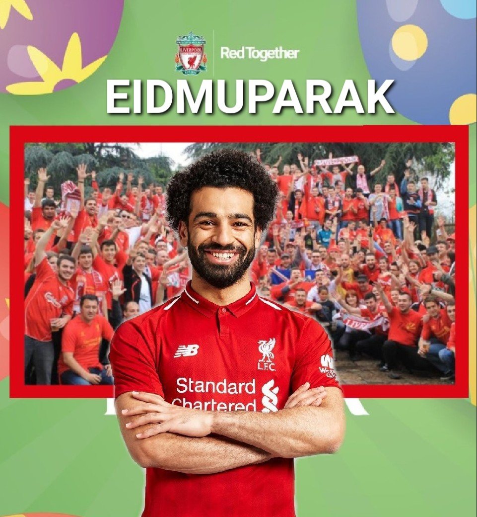LFC_FLASH's tweet photo. Congratulations to all Muslims around the world🌙🎉
Eid Mubarak🙏 #EidMubarak #LFCFamily  #REDTOGETHER https://t.co/NjKu5vH2b8