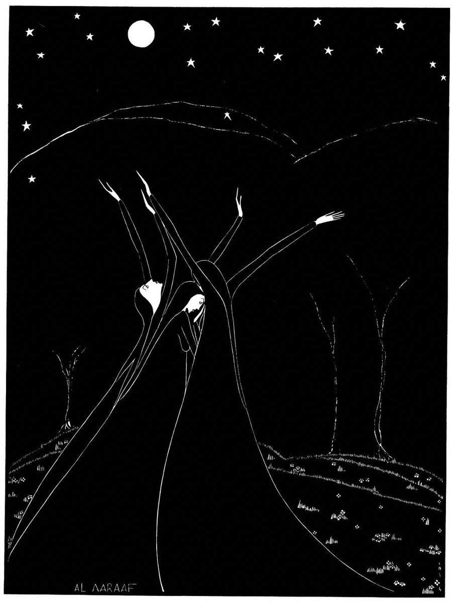 McManusDundee's tweet photo. This week’s #OnlineArtExchange @artukdotorg theme is skies and celestial bodies, and we think this lithograph print by Hannah Frank, ‘Moon Ballet’(1934) is a beautiful celebration of the night sky. In the collection of Glasgow’s @womenslibrary. ©the artist’s estate. https://t.co/zgsoK4kDew