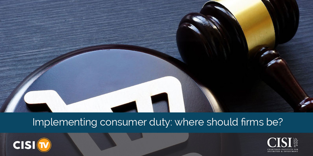 CISI's tweet image. Watch our #CISITV video and learn where firms should be in their readiness for the implementation of Consumer Duty and the challenges faced by the market: cisi.org/cisiweb2/mycis… 

#CPDboost #consumerduty