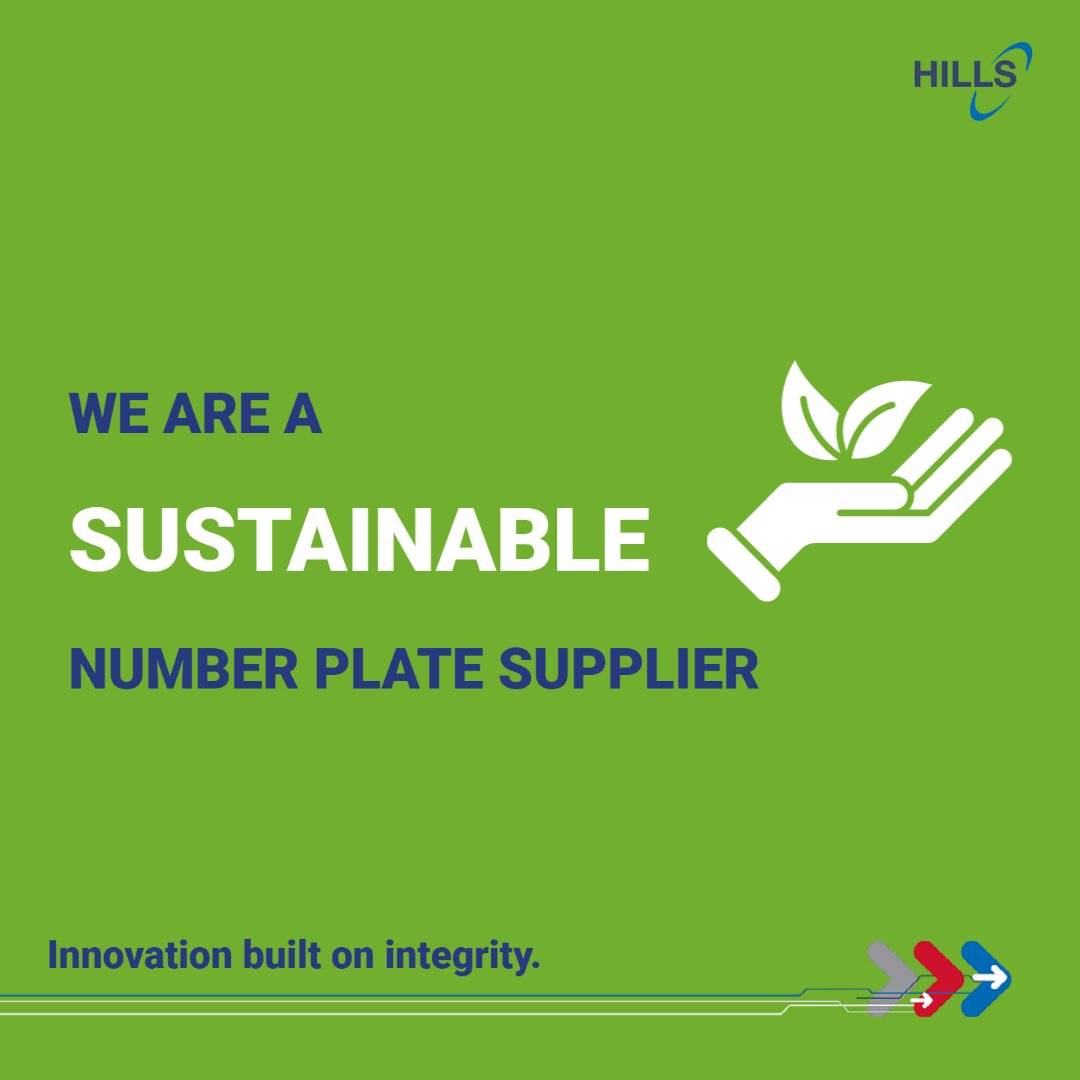HillsPlates's tweet photo. Our next-generation number plates, are 95% recyclable and more environmentally friendly than the acrylic rival.
We've spent years developing more sustainable products to continue our journey to becoming a cleaner and greener business. #Sustainable #Hills #Numberplates #MetaTek https://t.co/HKCspbJzq7