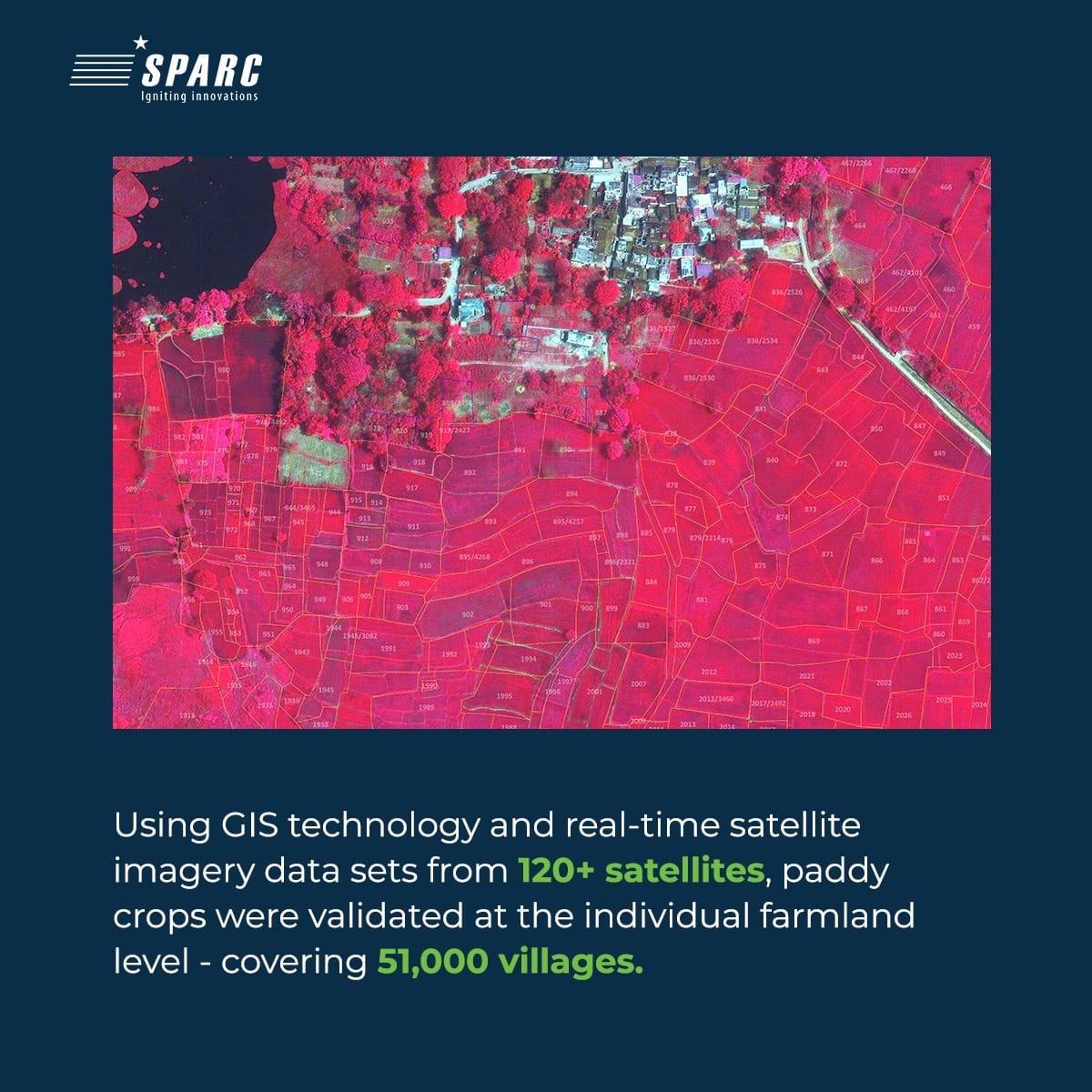 sparcpl's tweet photo. By leveraging latest advancements in satellite imagery and AI/ML, our solution raised flags for discrepancies and facilitated rapid decision-making. Recently awarded at #PlanetExplore23 Conference.

#AgriTech #GeoICT #TeamSparc #geospatialtechnology #geospatialdata #ESRI #ArcGIS https://t.co/4GBgQW5ggJ