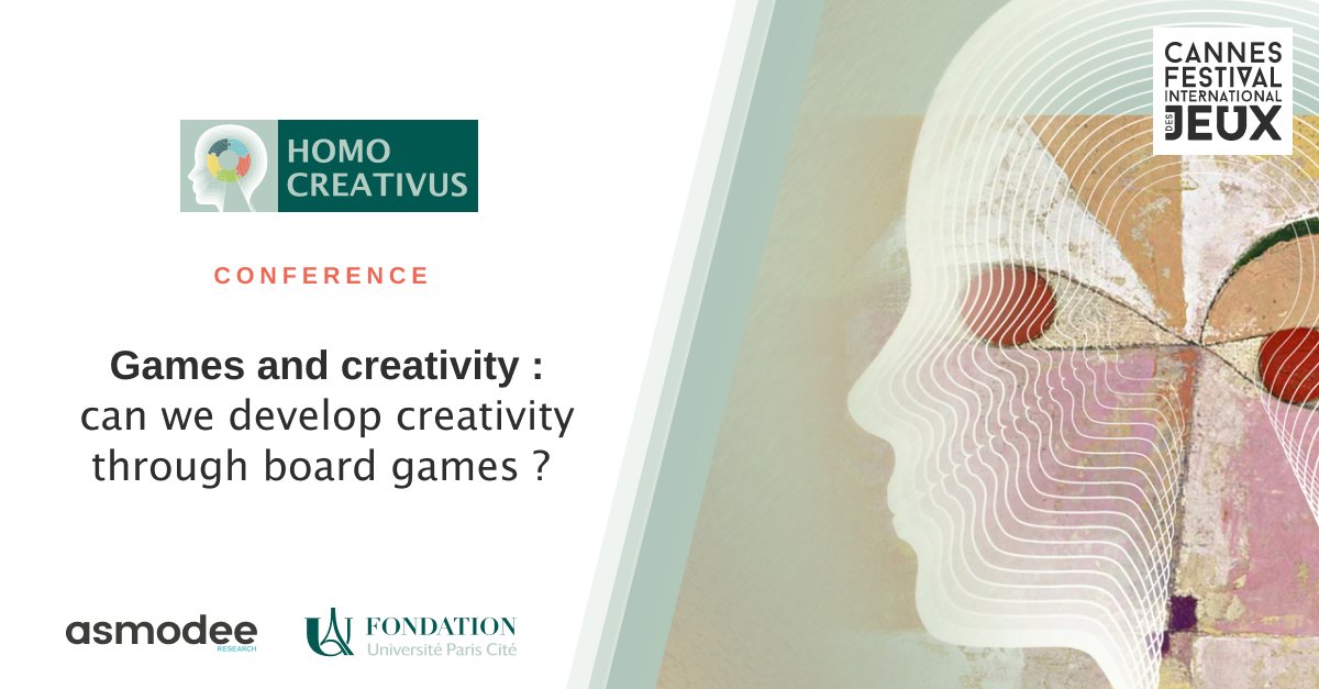 Tomorrow is the #WorldCreativityDay and ahead of this important day for us, we are glad to share the #replay of the #HomoCreativus #FIJ conference about #creativity and #boardgames lead (in French) by Pr. Todd Lubart from the Fondation <a href="/univ_paris_cite/">Université Paris Cité</a> ▶ bit.ly/41Ja4Rm