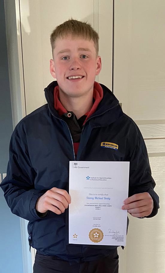 Congratulations to Danny who has achieved a Distinction in his end point assessment  for L2 Stockperson <a href="/My_Apprentice/">Myerscough College</a>  Well done 🎉🎓