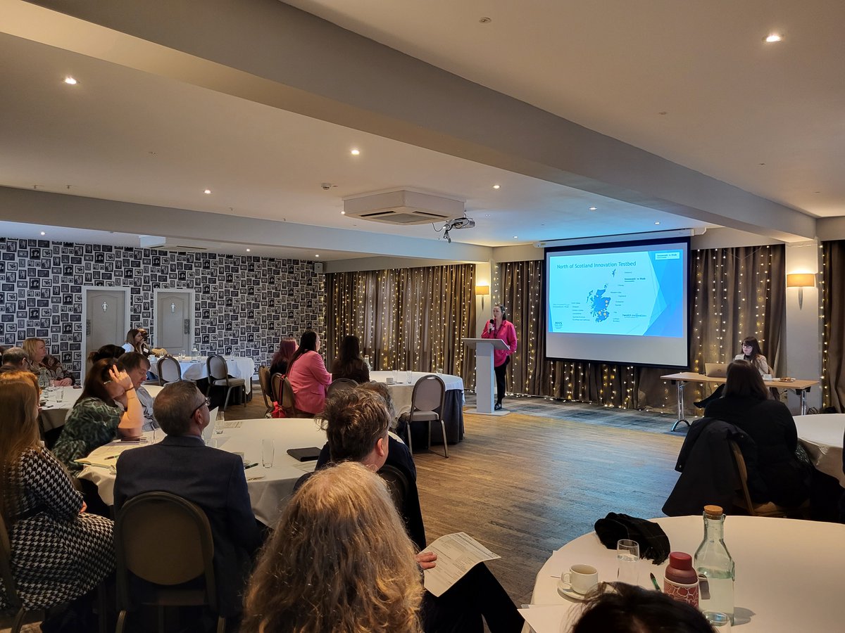 InnovateNHSG's tweet photo. The start of an exciting day for all things Innovation in the North of Scotland. The NHSG Innovation Hub are in Inverness for the North of Scotland Regional Test Bed Innovation Networking Event. @NHSGrampian https://t.co/RxDTU4cJQo