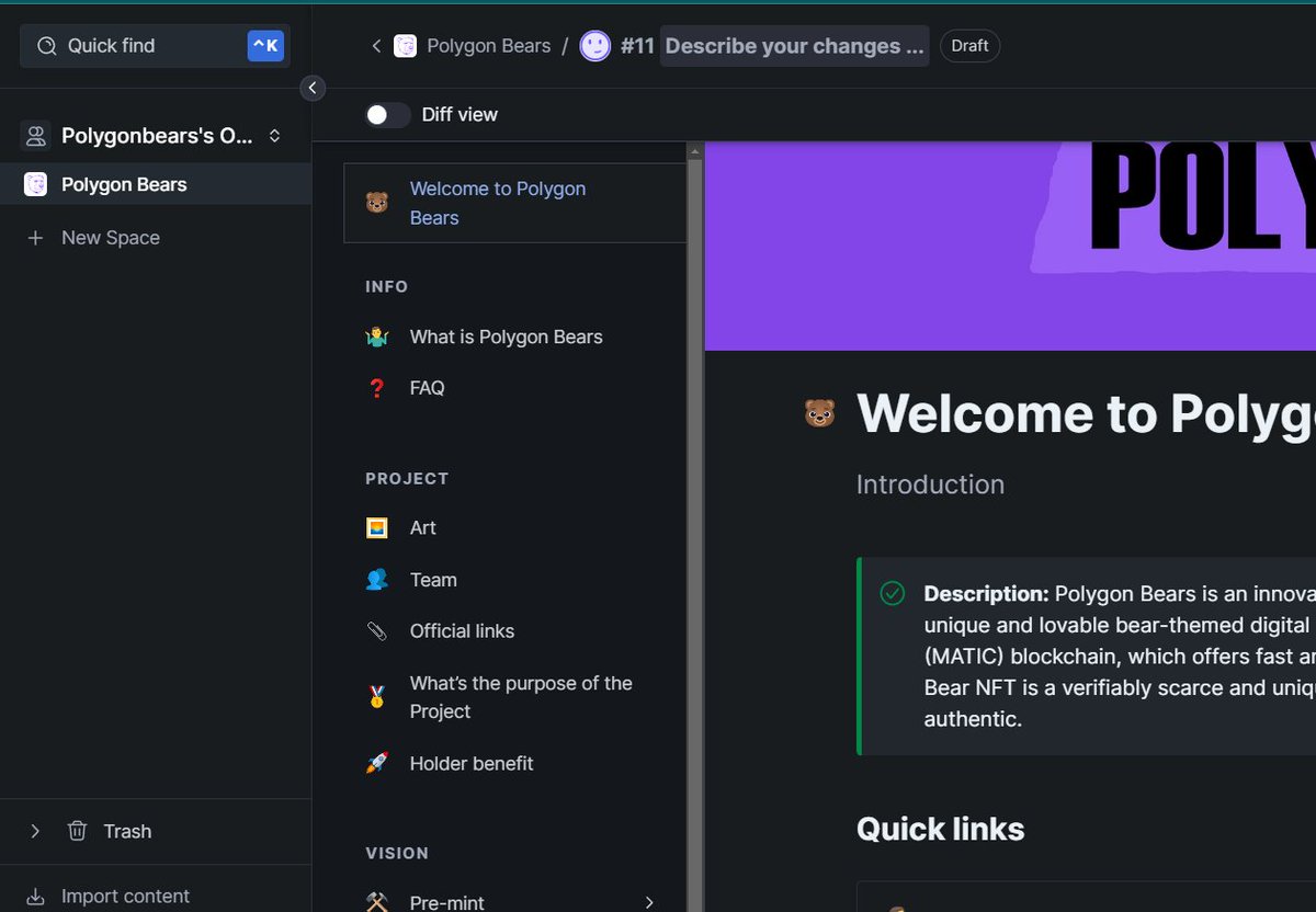 Russell_Pbears's tweet photo. GM! @BearsPolygon
the white paper it's almost ready, i just make the final touch.
stay tuned , 90% i will drop it today👌
#NFTs #NFTcommunity #Polygon #polygonNFTs #PolygonBears https://t.co/FZP8sLSXeY