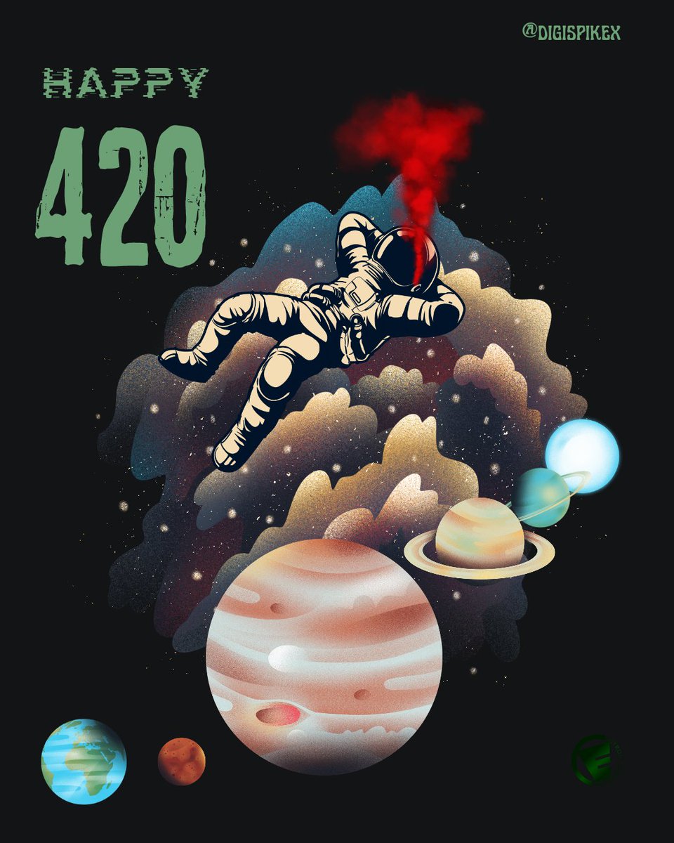 Happy #420. Designed this with no template. If you know about astrology,you'd notice I also placed the planets in order. Because of Twitter's new wonky videoplayer, I had to do a still image. If you want to see the motion graphic, go to my Instagram page instagram.com/reel/CrQIxfDI0…