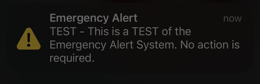 NataliaILT's tweet photo. Bruh. Whoooo decided to TEST the emergency alert system in Florida at 4:45 am?! I almost had a heart attack. Let’s all head over with pitchforks https://t.co/lGv6nIkKG0