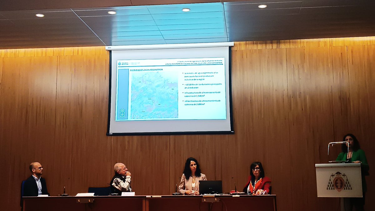@GobAsturias @EPMieres Transformación de #depuradoras en #biofactorías. El caso de #Asturias. Vanesa Mateo Pérez, Directora General del Agua @GobAsturias 
#Agua #gestión #EDAR #CUIDA #energía