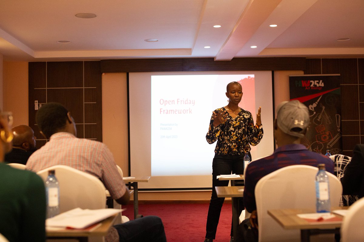 Pawa254's tweet image. PAWA254 is holding a validation meeting for the 𝐎𝐩𝐞𝐧 𝐅𝐫𝐢𝐝𝐚𝐲 𝐅𝐫𝐚𝐦𝐞𝐰𝐨𝐫𝐤, that seeks to ensure the platform is of high impact, sustainable and continuous for the parties engaged especially the artists who are at the core of our work.
#OpenFriday #PAWA254 #Kenyans