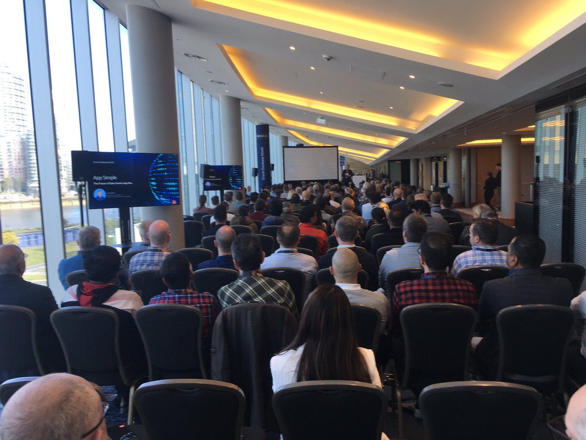 Oracle Database World London starts off with ‘The Future of Data Centric AppDev’ with Juan Loaiza