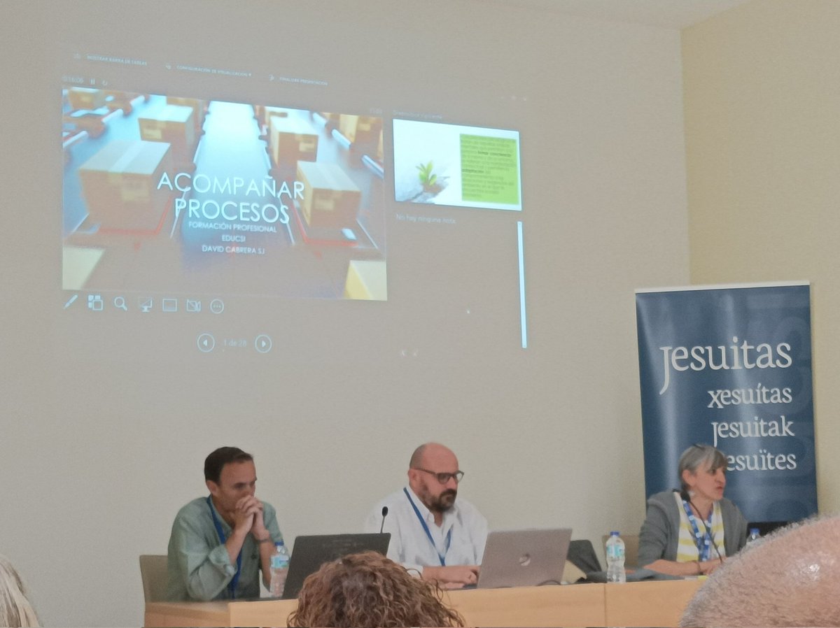 Encuentro de FP Básica de #Educsi con David Cabrera sj. Acompañar Procesos
