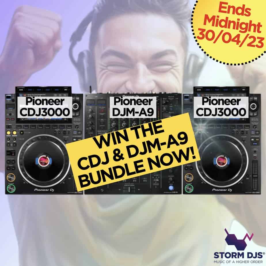 stormdjs's tweet image. #Win #DJM-A9 &amp;amp; 2x #CDJ3000s worth £7k! Enter our 19th Competition for your exclusive chance to win this ultimate DJ setup. #PrizeOptions include £5.5k cash! #Competition closes 30/4. Draw 2/5. Good luck! #DJ