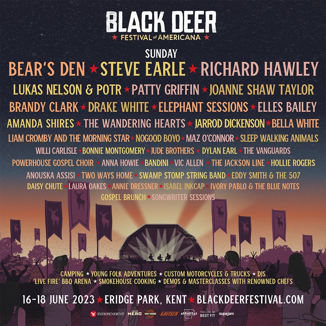 thewanderhearts's tweet photo. Yo dudes! We are buzzing to be heading back to the park and playing the @blackdeerfest in Kent, on Sun 18th June ’23, go onto the BD website for tickets and details! see you in the deer park! Swipe for full line up🤩 #blackdeerfest https://t.co/rF5r0fGnXv https://t.co/0hKsPg3Z3n