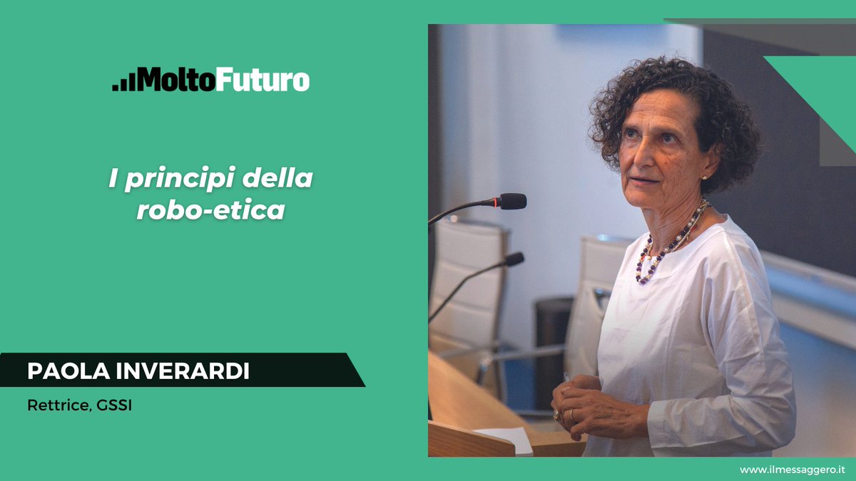 <a href="/alvaromoretti/">Alvaro Moretti</a> <a href="/andreaandrei_/">Andrea Andrei</a> Diamo il benvenuto a #MoltoFuturo a @paola_Inverardi di <a href="/GSSISocialSci/">GSSI Social Sciences</a> ospite di  <a href="/alvaromoretti/">Alvaro Moretti</a> e #CostanzaCalabrese