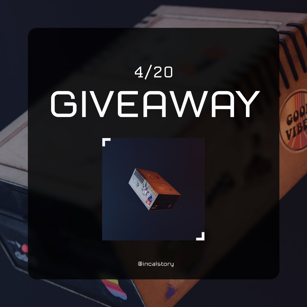 GM everyone! 

That's right, we're doing a 4/20 giveaway!! 

👉Like&amp;RT - x2 winners will be randomly selected for a /Disk NFT.

You'll look back stoked I was giving these bad boys away for free!🔥🔥