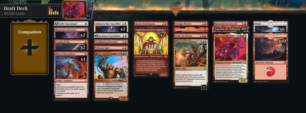 Quickest 7-0 I've ever had, deck was gas #MTGMOM