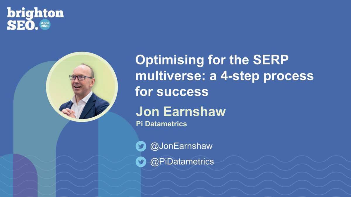 Super excited to be talking at #brightonseo today at 14:30 on the Skyline Showcase Stage - I'm talking about the SERP Multiverse and I've never been more excited about a topic that I believe will change everything you ever previously thought about page one of Google!