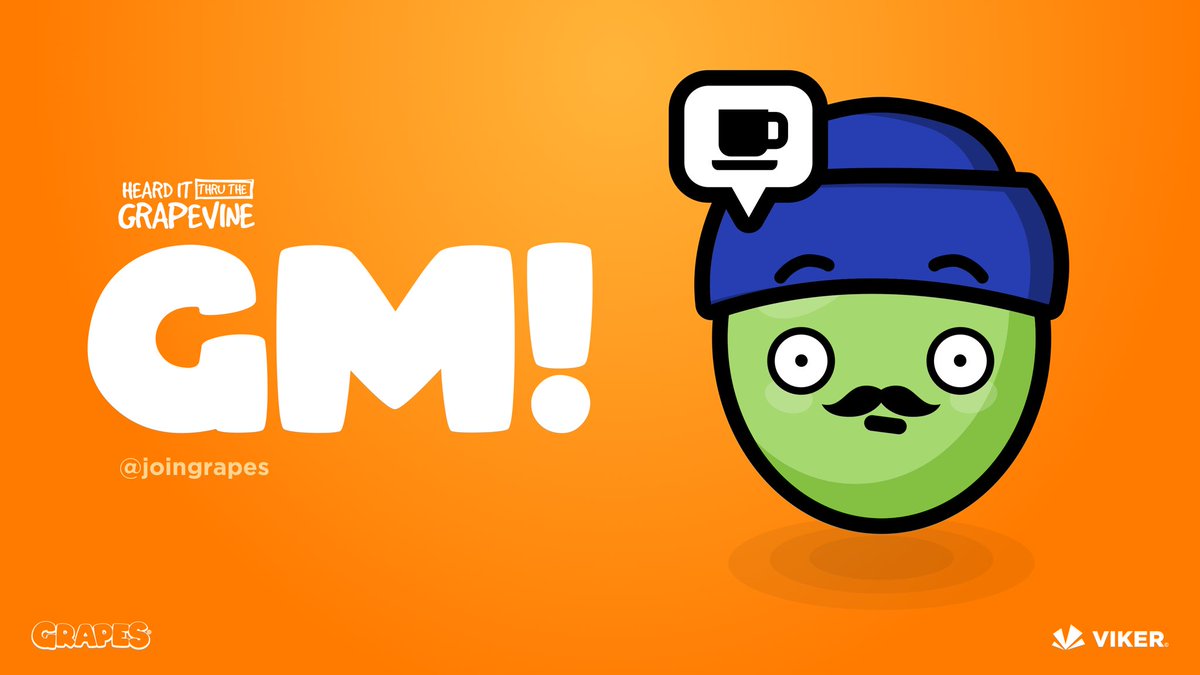 GM GM Grape Fam ☀️🍇

Who wants a mega WL competition today? 🙌

The more Likes &amp; Retweets we get the bigger the prize 🏆